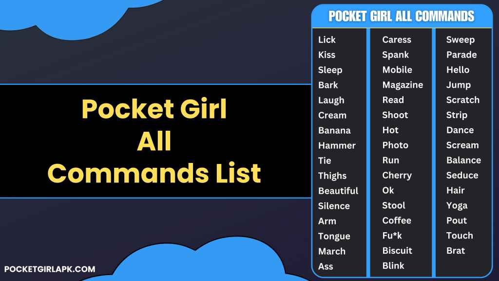 Pocket Girl All Commands